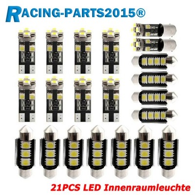 21pcs Canbus SMD LED Innenraumbeleuchtung Für BMW E46 3er Limo Coupe Weiss Neu
