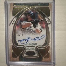 2026 Topps Tier One Jeff Bagwell Tier One Operators Auto On Card #/99 #T10A-JB