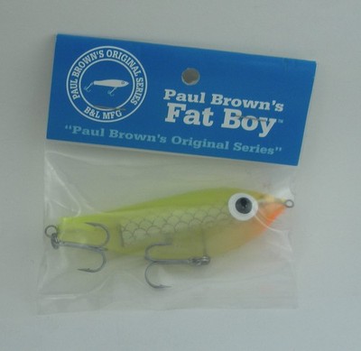 L&S Mirrolure FB-95 Paul Brown Fat Boy Mirrolure 3-1/2'' DayGlow Farbe