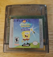SpongeBob SquarePants Legend of the Lost Spatula Gameboy Color GBC Tested✅