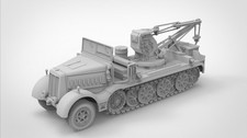 3D printed 1/72 Germany Sd.kfz.9/1 with 6-ton crane kit