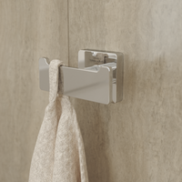Villeroy Und Boch Elements Striking Doppel-Handtuchhaken TVA15201200061 Chrom,