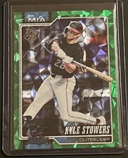 2026 Topps #293 Kyle Stowers Green Diamante Foil #/99 JERSEY MATCH 28/99