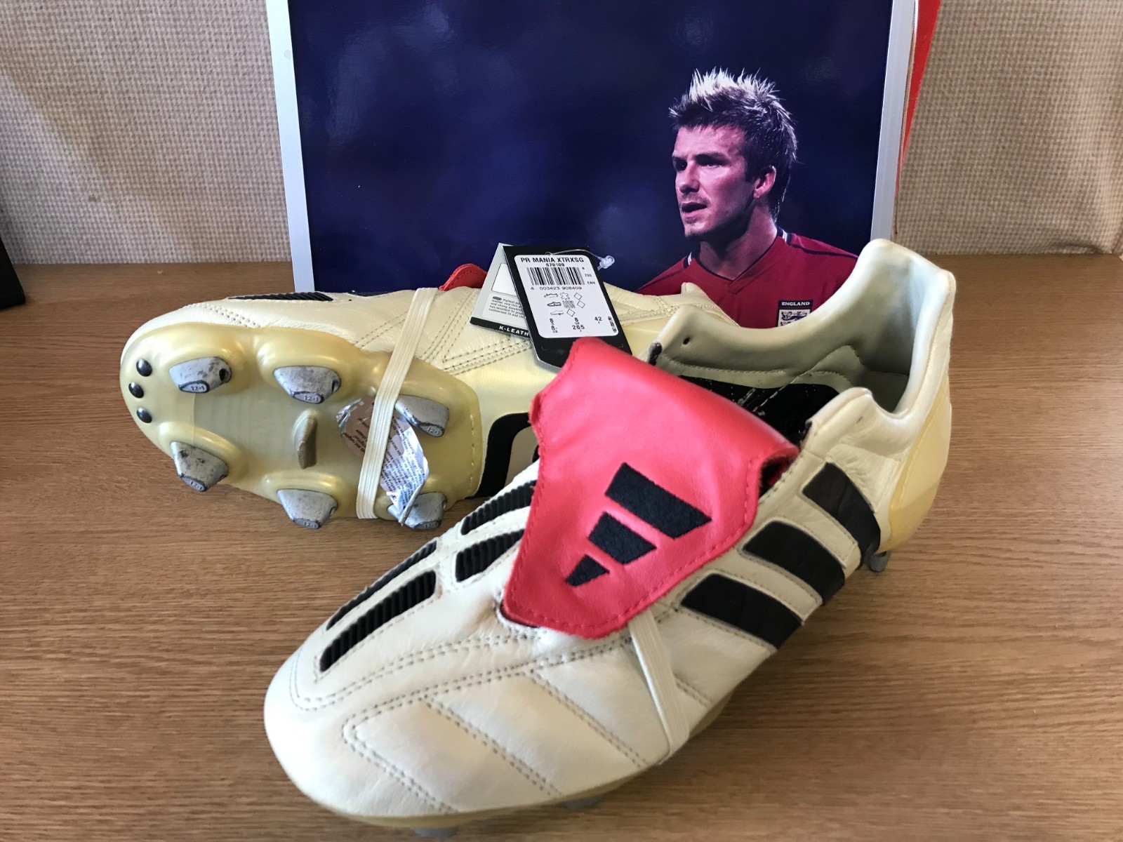 2002 Adidas Original Predator Mania TRX SG Champagne Gold US8.5/26.5cm /UK8NEW!