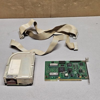 Seagate ST-138R 30MB 5.25'' Hard Drive with SCSI Controller Card and IDE Cable