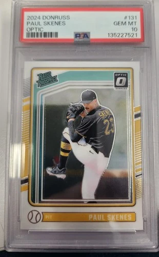 2024 Panini Donruss OPTIC - Rated Prospects Paul Skenes #131 (RC) PSA 10