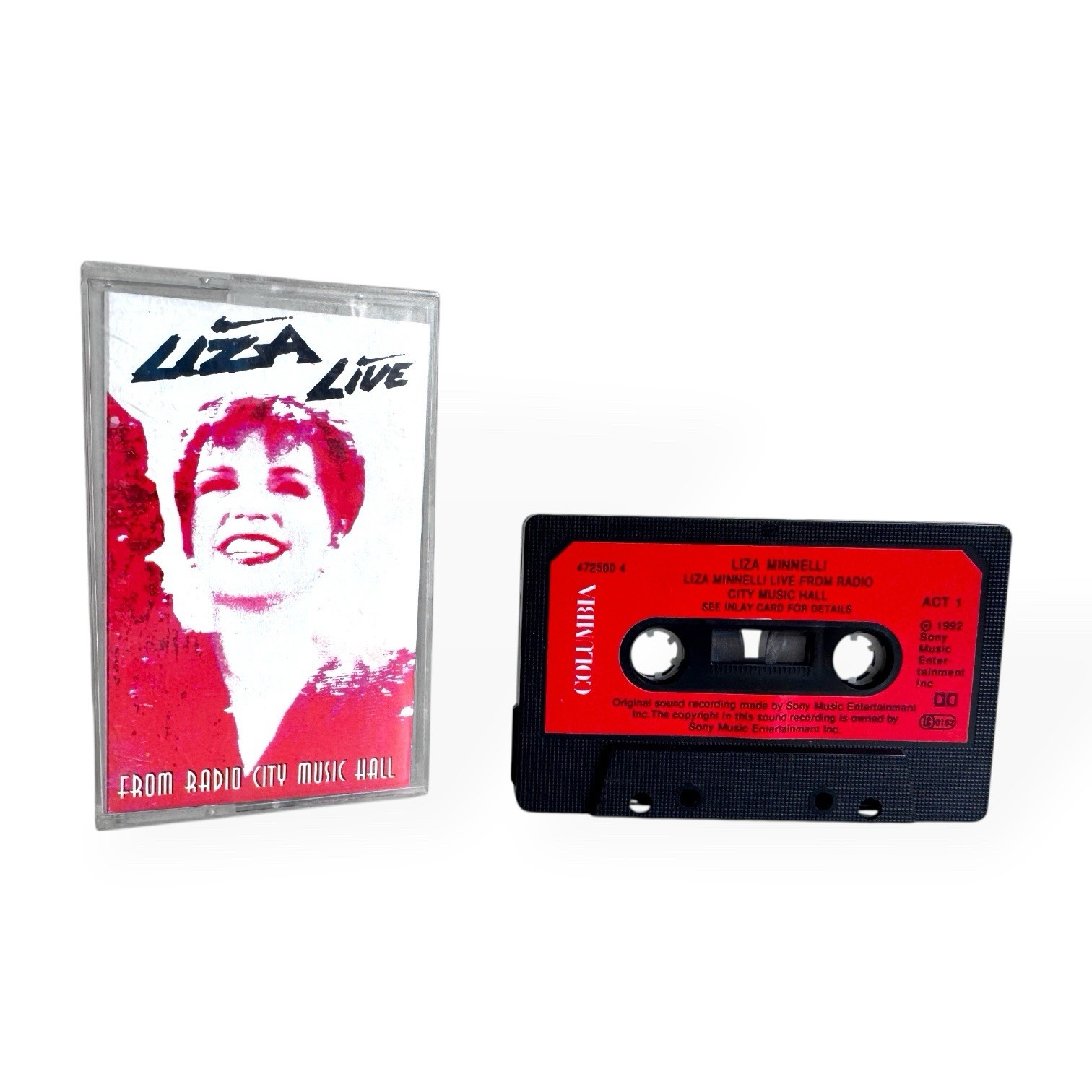 Liza Minnelli Live From Radio City Music Hall Cassette Tape 1992 Columbia VG+