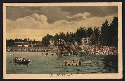 Ansichtskarte Bad Hammer am See, Schwimmbad 