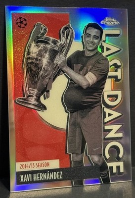 2025-26 Topps Chrome UCC Barcelona Xavi Hernandez Last Dance