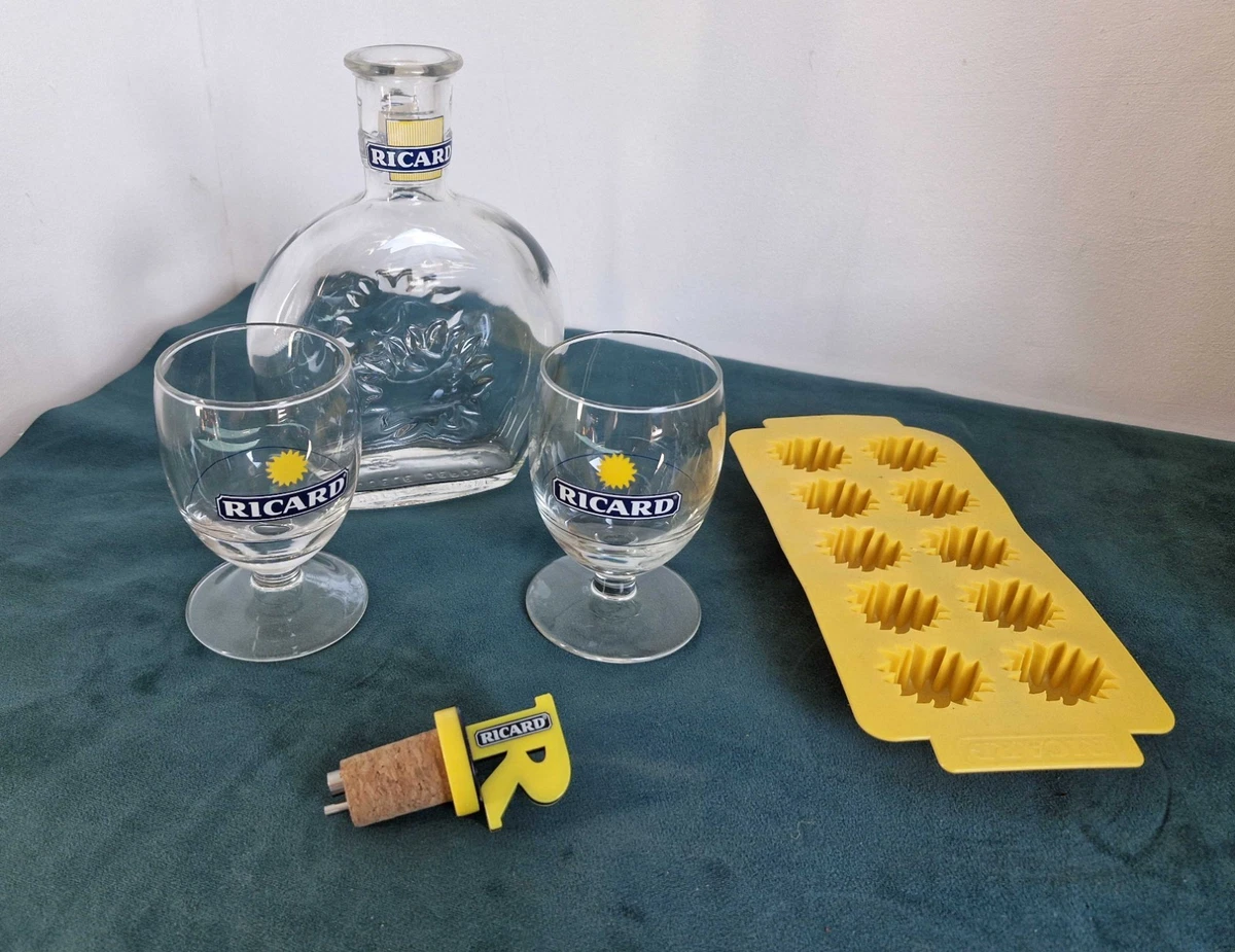 Service à Whisky Vintage - Carafe, Seau à Glaçons, 6 Verres - Verre Fumé - Rétro