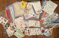 Huge Lot Vintage Scrapbook Stickers Borders Letters Grossman Creative Memories