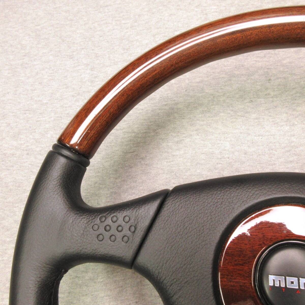 MOMO Olympic III Steering Wheel 360mm Wood Leather JDM Vintage