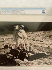 SPACE Neil Armstrong owned ORIGINAL photo from moon. Full COA. July 31, 1969.