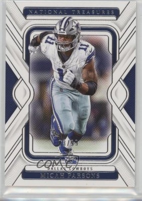 2024 Panini National Treasures 3/99 Micah Parsons #27 19jf