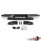 Rear Step Bumper Assembly For Chevy Colorado GMC Canyon 2004-2012 Chrome & Black