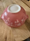 Vintage Pyrex Gooseberry Pink #444 Cinderella Nesting Mixing Bowl 4qt