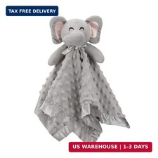 Pro Goleem Elephant Security Blanket, Soft Lovey Unisex Lovie Baby Gifts for Boy