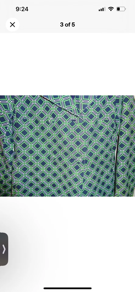 Abrigo de Lluvia Banana Republic Patrón Geométrico Muy Lindo,, Mujer’s Talla Larga Pequeña Foto 4 de 4