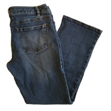 Ann Taylor Loft Women's Jeans Size 10 Straight Leg Stretch Medium Wash Denim