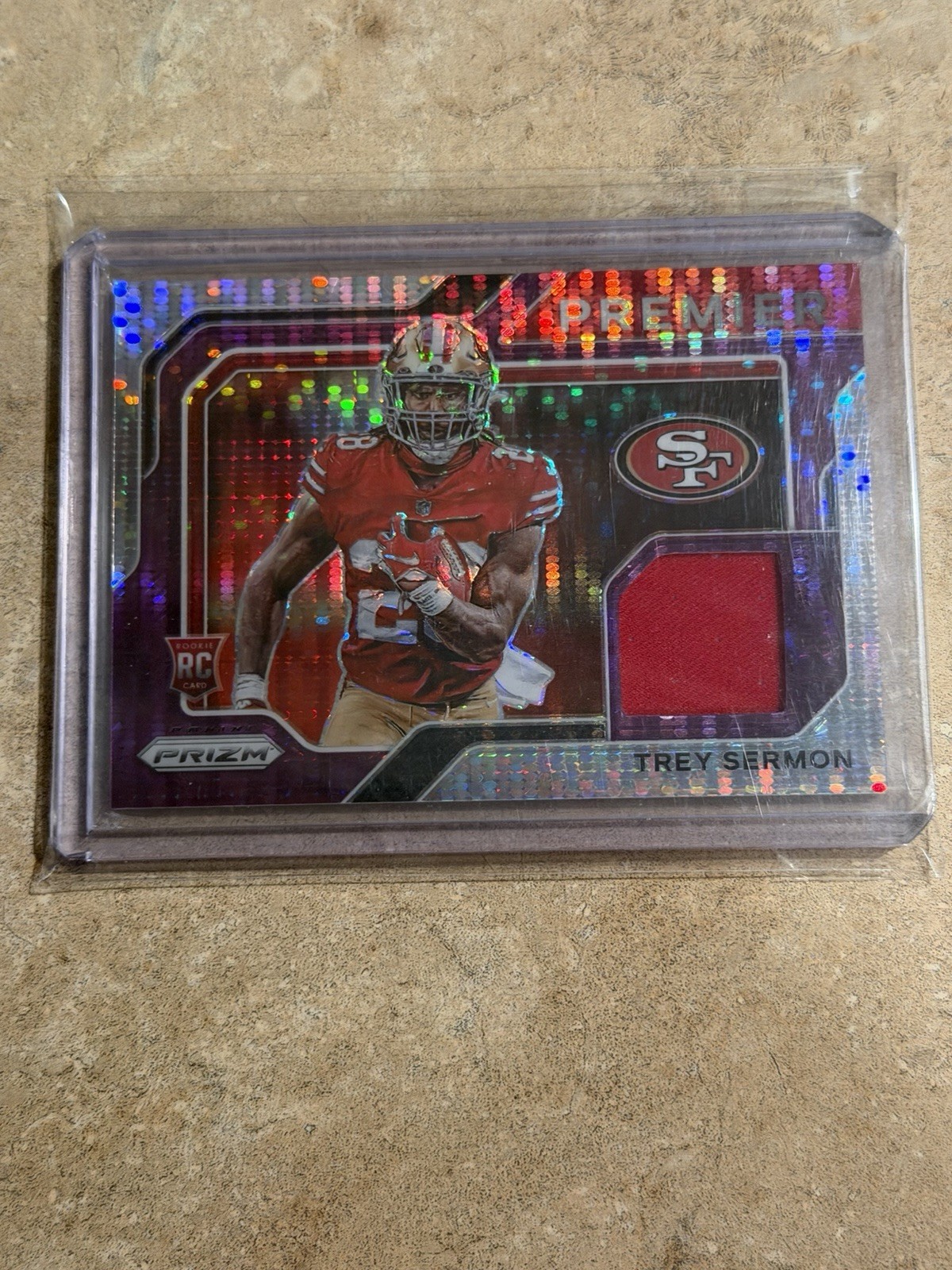 Trey Sermon Panini Prizm Premier Jersey #PJ30 Base