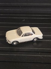 Faller BMW 2000 CS , Ho slot car. WHITE 69 AMS 5339, VINTAGE USED