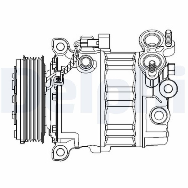 Delphi Kompressor Klima Klimaanlage Klimakompressor CS20512-image
