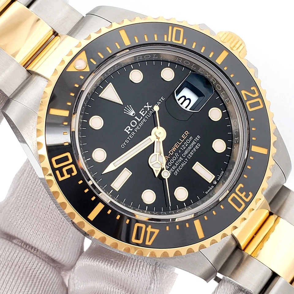 2023 Rolex Sea-Dweller 43mm 126603 Black Ceramic Bezel 2-tone Box/Papers/Tag - Image 2 of 4