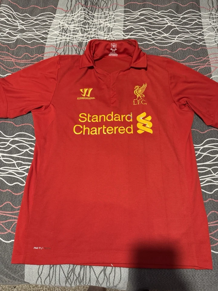 Warrior Liverpool 2012/13 Home Football T-Shirt Red Soccer Jersey Size Medium - Image 1 of 4