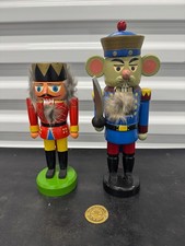 Erich Stephan Erzgebirgische Volkskunst Soldier Mouse King Nutcrackers Set