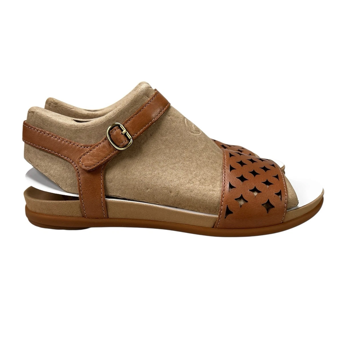 Rieker  Brown Leather fisher Sandals women 41 lace up retro casual Y2K vacation Rieker Brown Shoes for Women | eBay main image 2