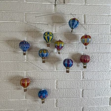 Schylling Collector’s Series Tin Hot Air Balloons Mobile