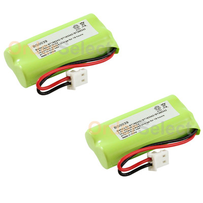 2 Replacement Phone Battery for VTech BT1183342 BT-1183342 BT1623421 BT-1623421