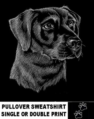 Labrador Retriever Black Lab Yellow Lab Faithful Loyal Pullover Sweatshirt AB736