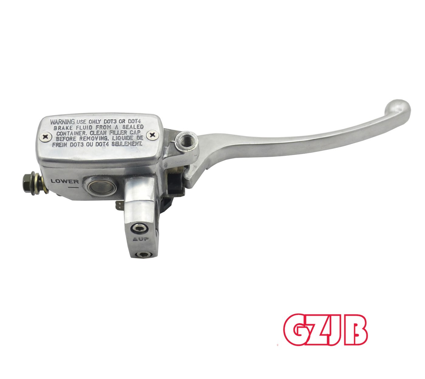 Leva E Cilindro Pompa Freno Per Honda VT/Shadow/VTX - Sinistra E Destra, Cromo