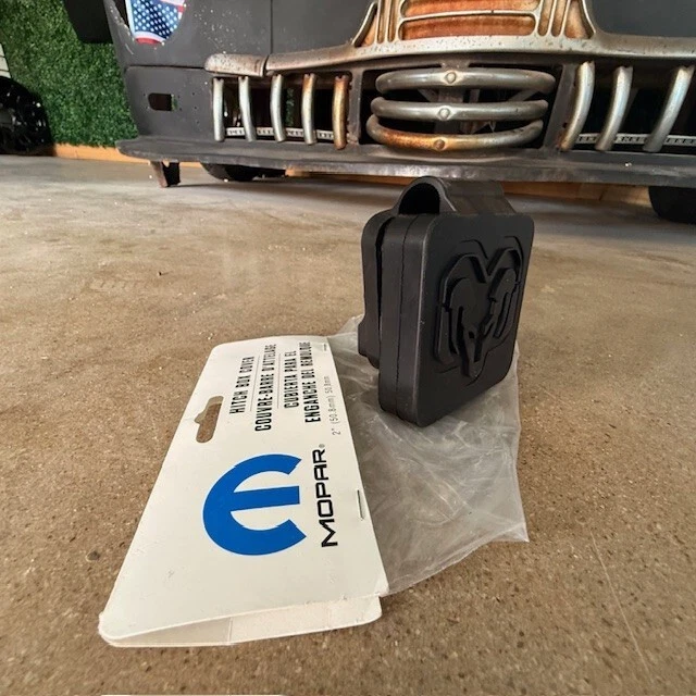 (1) 19-24  Dodge RAM Updated LOGO 2" Trailer Receiver  Mopar 82216302aa GENUINE - Image 3 of 4