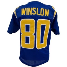 Kellen Winslow Jersey Royal Blue San Diego | M-5XL Unsigned Custom Sewn Stitched