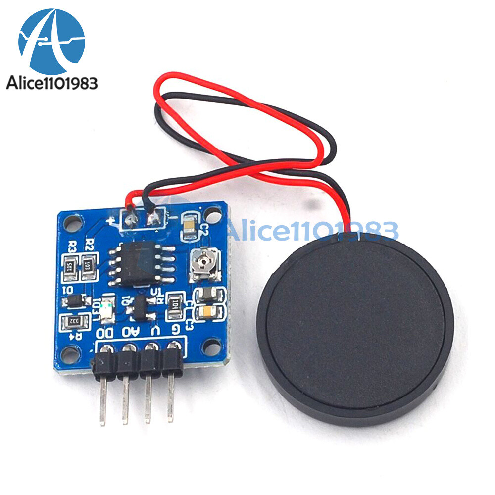 Piezo Sheet Percussion Vibration Shock Sensor Switch Module DC 5V