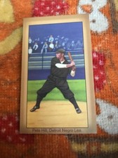Rare 2005 Helmar Series 1 Pete Hill Detroit Negro League Baseball Set Break