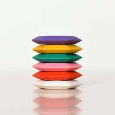 KOH-I-NOOR Thermoplastic 6223 Hexagon Eraser - 6 Colours Erasing and Retouching