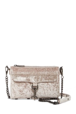NWT Rebecca Minkoff Velvet Mini Mac Crossbody Bag $175
