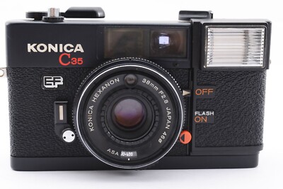 Exc+++++** Konica C35 EF Point & Shoot Film Camera 38mm F/2.8