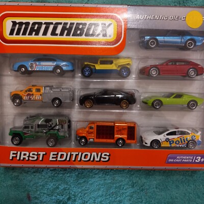 MATCHBOX 10 CAR GIFT PACK FIRST EDITIONS 1968 CALIFORINA Special Lambo Miura  