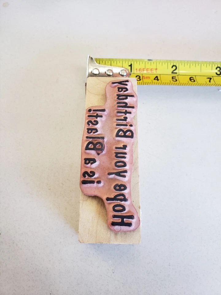 Stampa Rosa 111763 ¡Espero que tu cumpleaños sea una explosión! sello de goma Foto 2 de 3