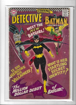 Detective Comics Batman # 359 Gut/Sehr Gut [1967] 1. Barbara Gordon Batgirl