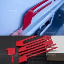 3D Raised Matte Red Tailgate Inserts Letters Emblems fit for 2018-2020 F-150