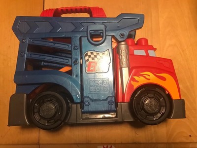 mega bloks first builders fast tracks racing rig