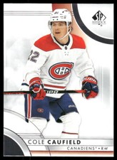 2023-24 SP Authentic Cole Caufield 18 Montreal Canadiens