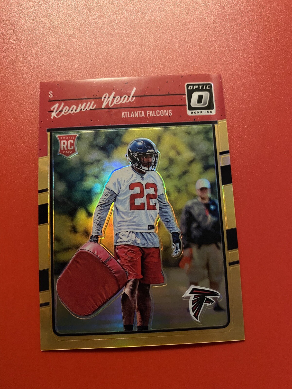 Keanu Neal Panini Donruss Optic #125 Orange