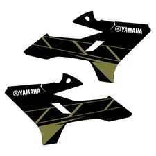 R Tech Revolution YZ retro shroud graphics gold / black Free Shipping!