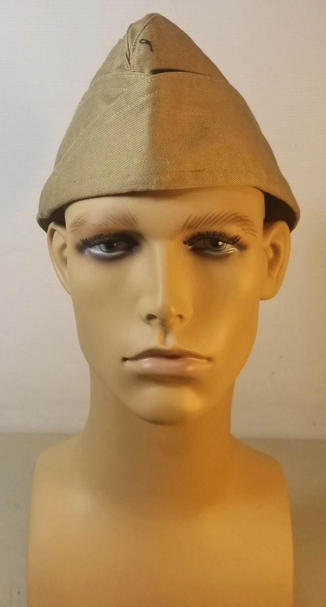VINTAGE WW2 US MILITARY ARMY HAT NO MAKERS MARK 65C eBay